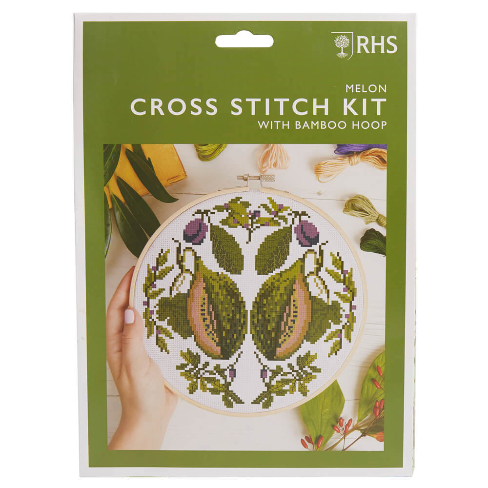 RHS Cross Stitch Kit Melon Large